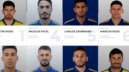 Boca borró a 2 jugadores de su página oficial.