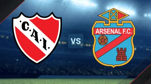 Independiente vs. Arsenal por la Copa de la Liga Profesional.