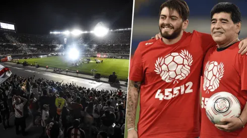 Diego Jr. y sus sensaciones tras la ovación de River a Diego.