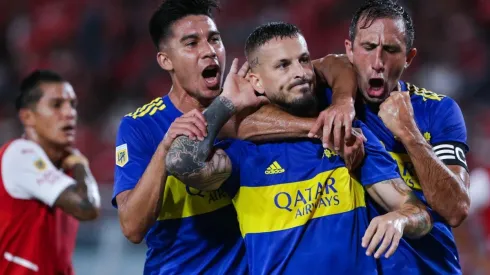 No fue el Topo Gigio: el particular festejo de Benedetto en su gol a Independiente
