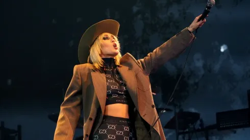 Miley Cyrus se presenta en el Lollapalooza (Getty images).