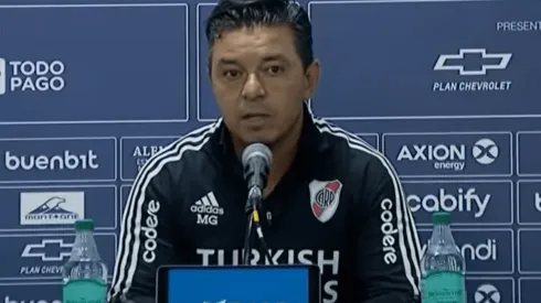 Gallardo, contundente sobre uno de sus dirigidos.