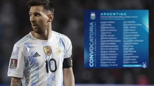 Con Messi a la cabeza, los convocados de Argentina.