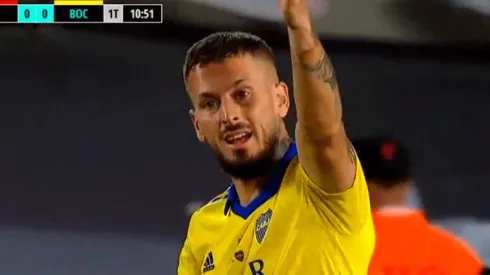 VIDEO | El reclamo de Benedetto a sus compañeros en pleno Superclásico