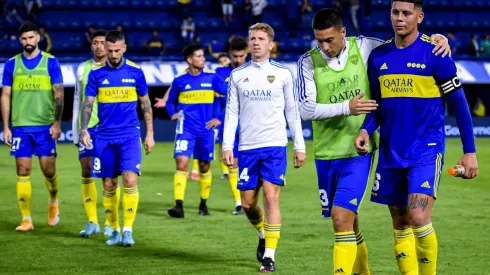 La bronca del plantel de Boca tras el empate ante Lanús: "Hablen del VAR"