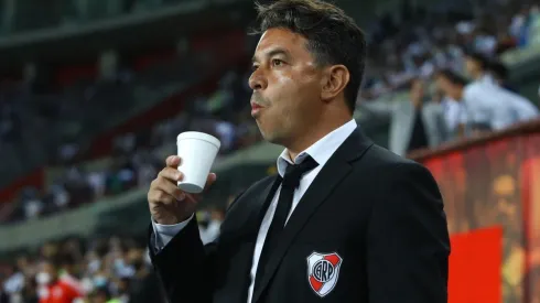 Gallardo y su XI antes de la copa.