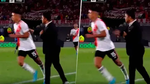 VIDEO | Insólito: Gallardo le dio un correctivo a un jugador de River en pleno partido
