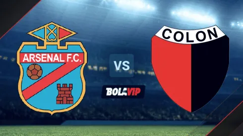 Arsenal de Sarandí vs. Colón de Santa Fe por la Copa de la Liga Profesional.
