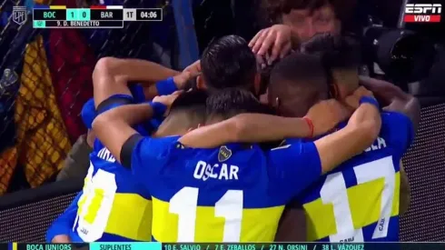 VIDEO | Pegó primero: después de una buena conexión, Benedetto puso en ventaja a Boca
