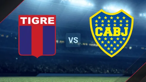 Tigre vs. Boca por la Copa de la Liga.