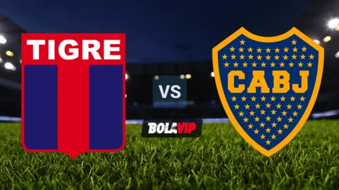 Tigre vs. Boca Juniors por la Copa de la Liga Profesional.
