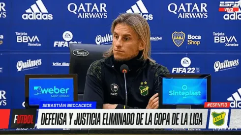 El cruce de Beccacece con un periodista.