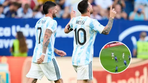 VIDEO | Pasó desapercibido: el gesto de De Paul en uno de los cinco goles de Messi ante Estonia
