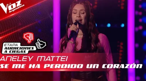 Aneley Mattei cantó un tema de Gilda.