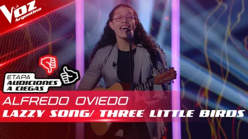 Alfredo Oviedo pasó las Audiciones a Ciegas.