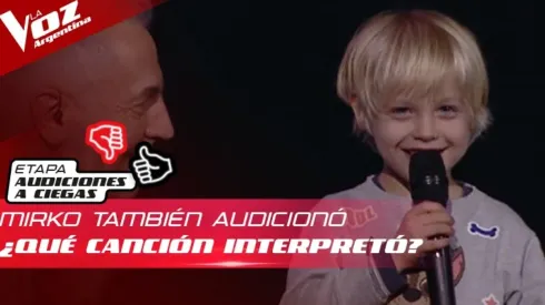 Mirko, el participante menos pensado de La Voz Argentina 2022.