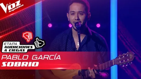 Pablo García cantó "sobrio" de Maluma.