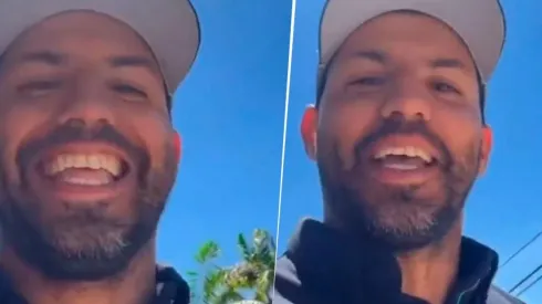 El Kun Agüero grabó un video corriendo y le mandó un mensaje a Scaloni