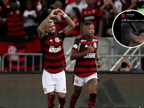 Fue viral: Flamengo presentó un refuerzo uruguayo y en Boca enloquecieron