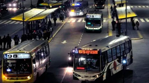 Paro de colectivos.