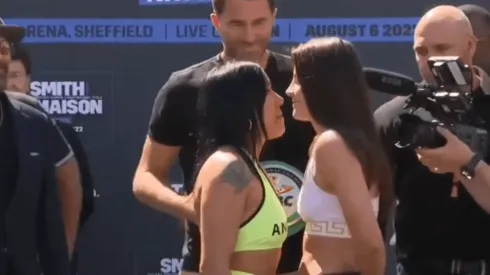 La Pantera Farías y un pesaje repleto de tensión.