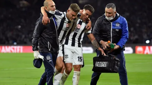 Girotti salió lesionado en el cruce vs. Velez.