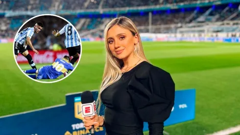 El comentario de Morena Beltrán en medio de Racing - Boca: "Todo tiene un porqué"