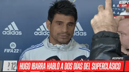 Ibarra puso en duda a uno de los referentes de Boca para el Superclásico.