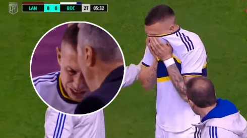 VIDEO | El llanto desconsolado de Briasco al salir lesionado en Boca