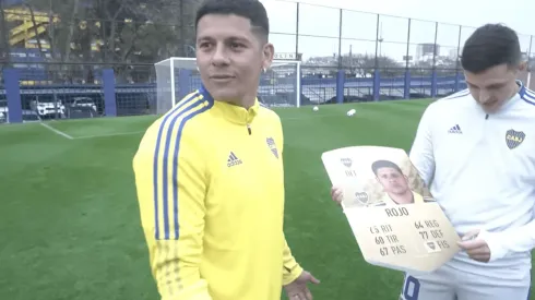 Rojo y su reacción a su carta de FIFA.