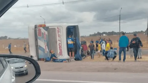 El micro de la tragedia. (Mdz online)