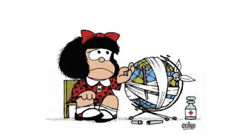 Mafalda está cumpliendo 58 años.