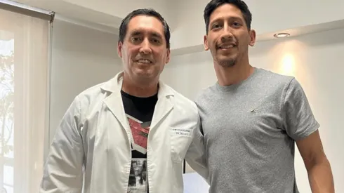 Aliendro y Carlos Trillo, el médico que lo operó.