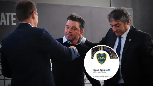 El primer tuit de Boca tras el anuncio de Gallardo sobre su salida de River.