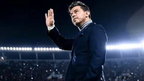 Marcelo Gallardo se despide del Monumental en el partido de River ante Rosario Central