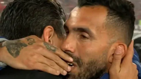 ¿Qué le dijo? Tevez se cruzó con Gallardo en su despedida del Monumental