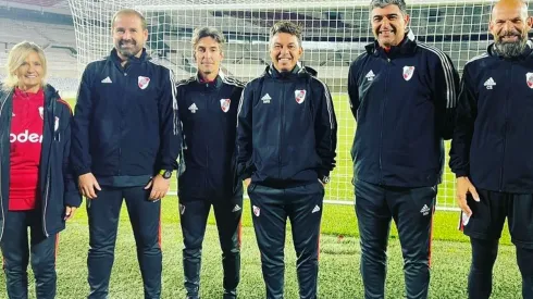 Festejan en River: un miembro del cuerpo técnico de Gallardo se quedará en el club