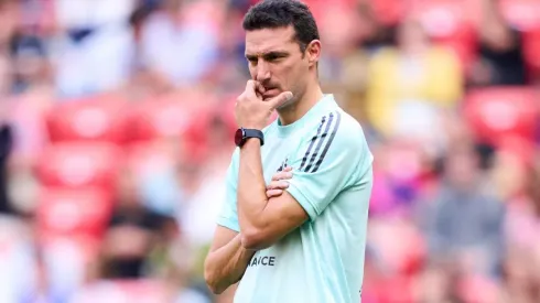 Scaloni, preocupado por las lesiones.