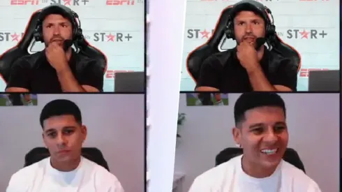 VIDEO | En vivo con el Kun Agüero, Rojo se burló de un jugador de Independiente