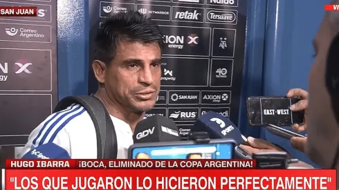 Ibarra no quiso hablar de los árbitros post-eliminación de Boca