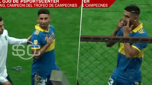 VIDEO | No se vio: el gesto de Alan Varela a los hinchas de Racing tras la expulsión en el Trofeo de Campeones