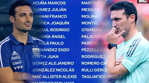 Sólo 9 repitieron y Messi no está entre ellos: la primera y la última convocatoria de Scaloni.