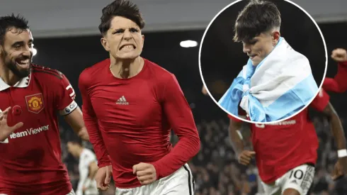 Garnacho y un enorme presente.