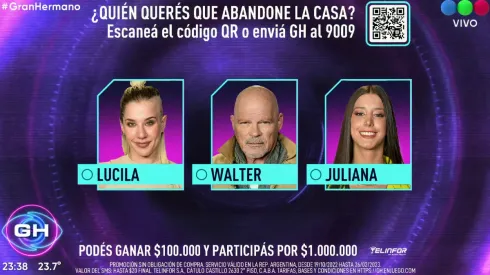¿Quién querés que abandone la casa de Gran Hermano?