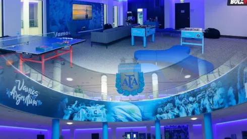 Así es la casa de la Selección Argentina en Qatar.
