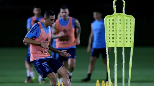 Dos jugadores que no formaron parte del entrenamiento.