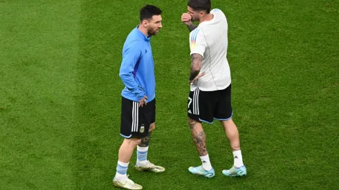 La actitud de De Paul que enojó a los hinchas en la previa de Argentina-México