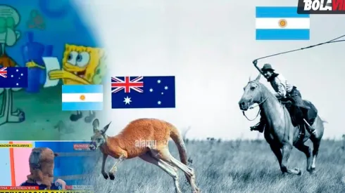 Los mejores memes de Argentina vs. Australia.