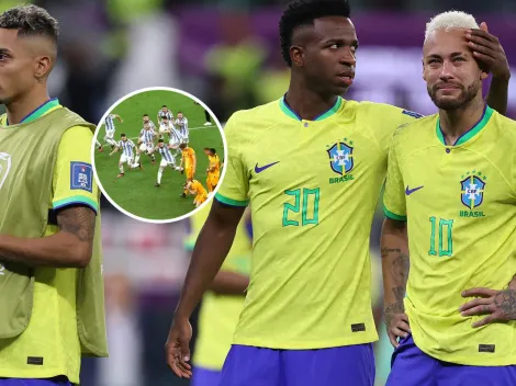 Revelaron como fue la reacción de la Selección Argentina a la eliminación de Brasil