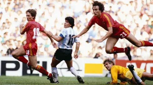 El brillo de Diego Armando Maradona en la semifinal del Mundial de México 1986